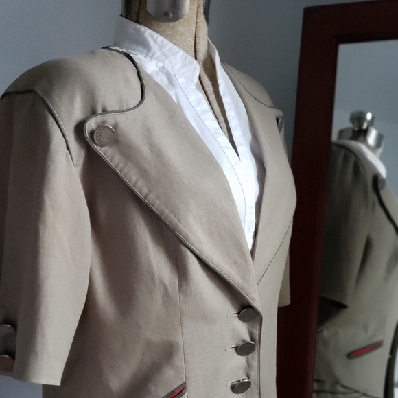 Vintage linen suit - Picture 3 of 7